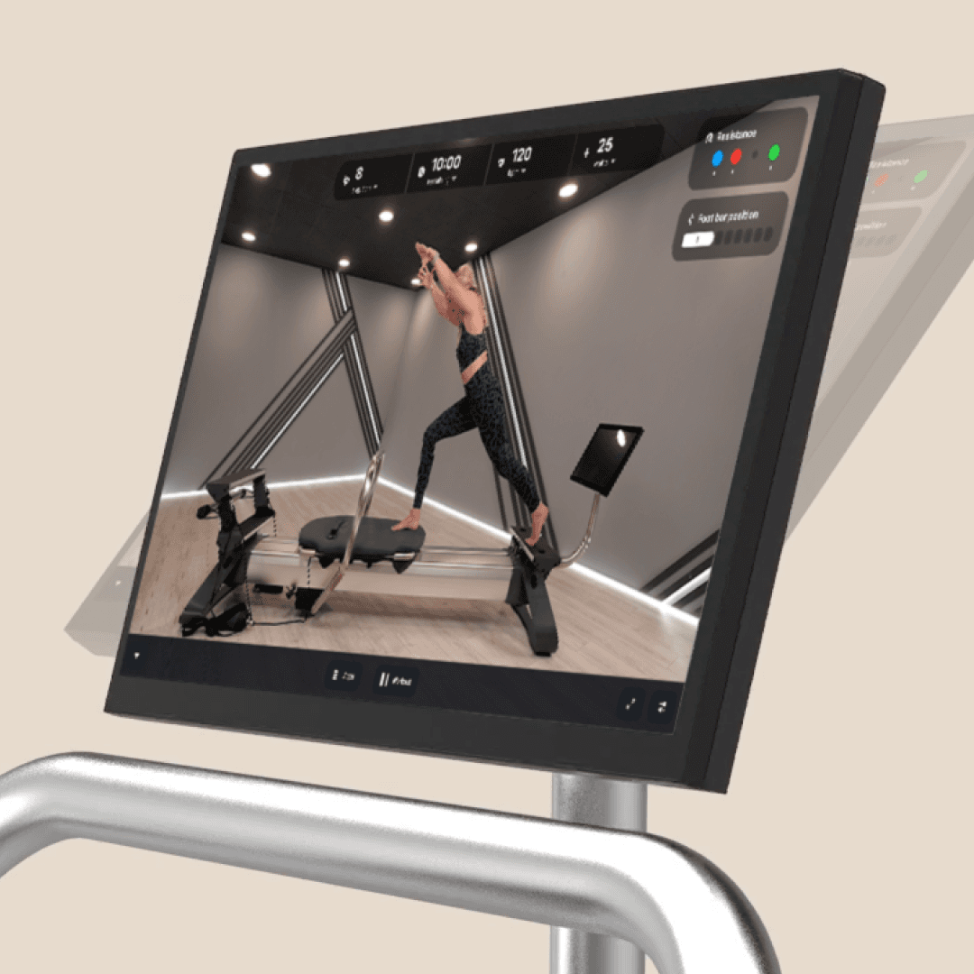 Tilting touchscreen display