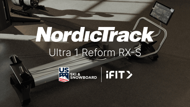 The NordicTrack Ultra 1 Reform RX-S featured at the USANA Center of Excellence, trusted by elite athletes for performance-driven reformer Pilates training.
